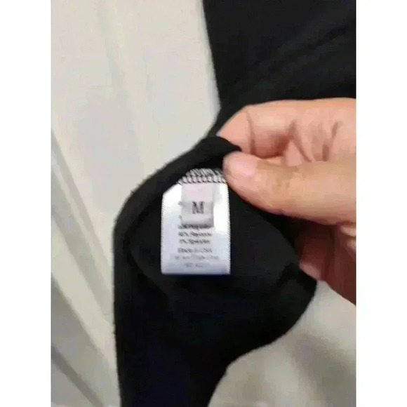 Womens Stark X Black‎ Knit Pull-On Elastic Waist Straight Skirt Size MEDIUM - Picture 4 of 7